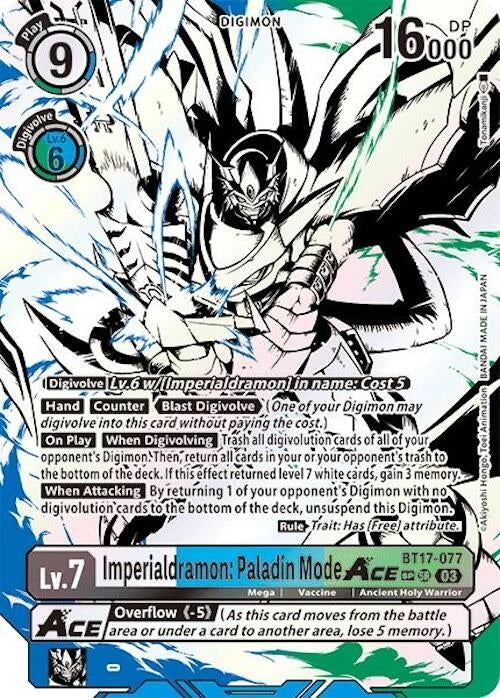 Image for Imperialdramon: Paladin Mode ACE (Textured) [Secret Crisis]