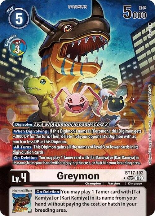 Image for Greymon (Alternate Art) [Secret Crisis]