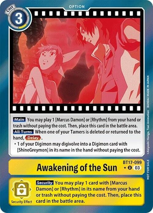 Image for Awakening of the Sun (Secret Crisis: Movie Memorial Pack) [Secret Crisis]