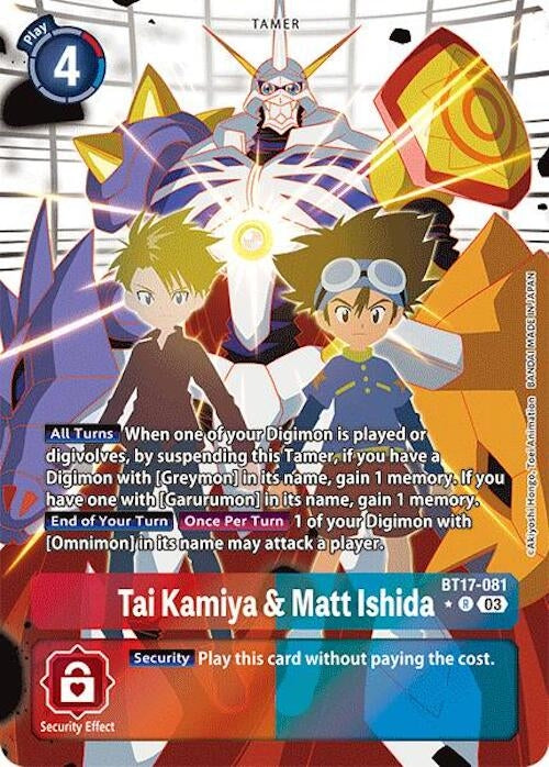 Image for Tai Kamiya & Kari Kamiya (Alternate Art) [Secret Crisis]