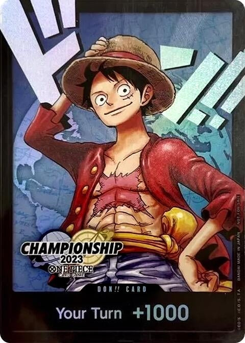 DON Card MonkeyDLuffy 2023 World Championship Finals [OP-PR]
