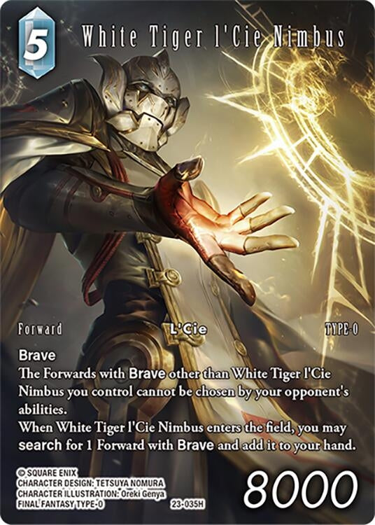 White Tiger lCie Nimbus Full Art (23-035H) [23]
