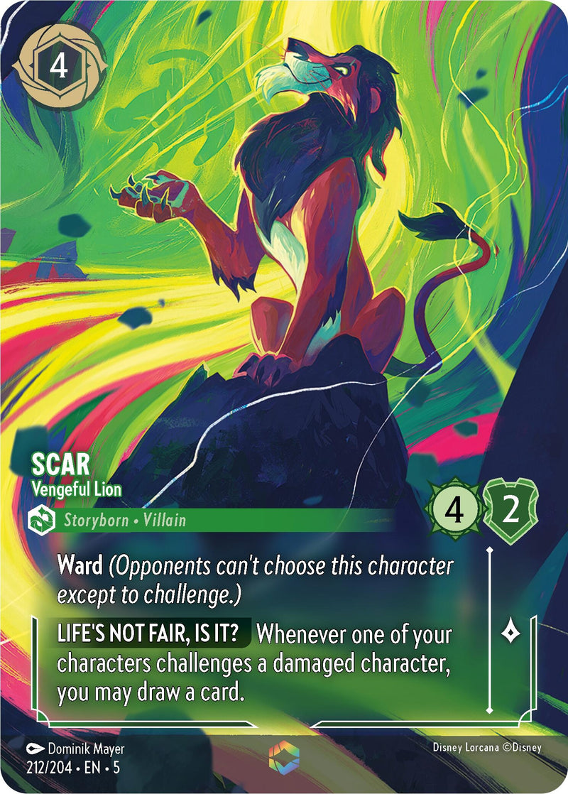 Scar Vengeful Lion Enchanted (212/204) [5]