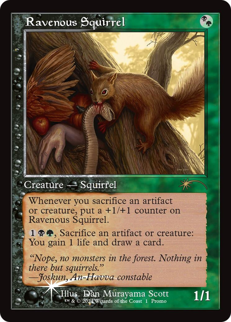 Ravenous Squirrel Retro Frame (1) [OHP]