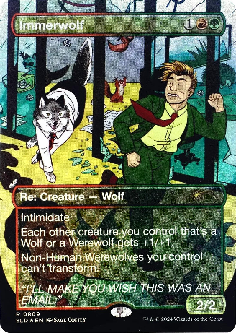 Immerwolf Rainbow Foil (809) [SLD]