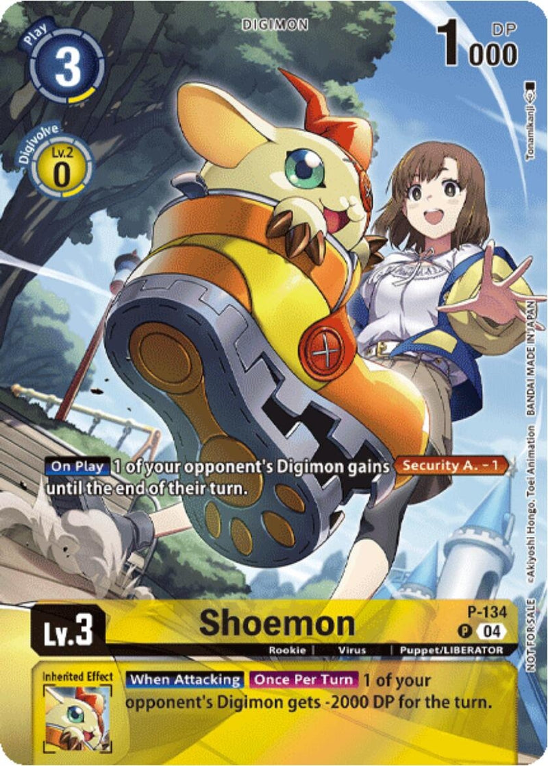 Image for Shoemon (Digimon Liberator Promotion) (Textured) (P-134 P) [D-PR]