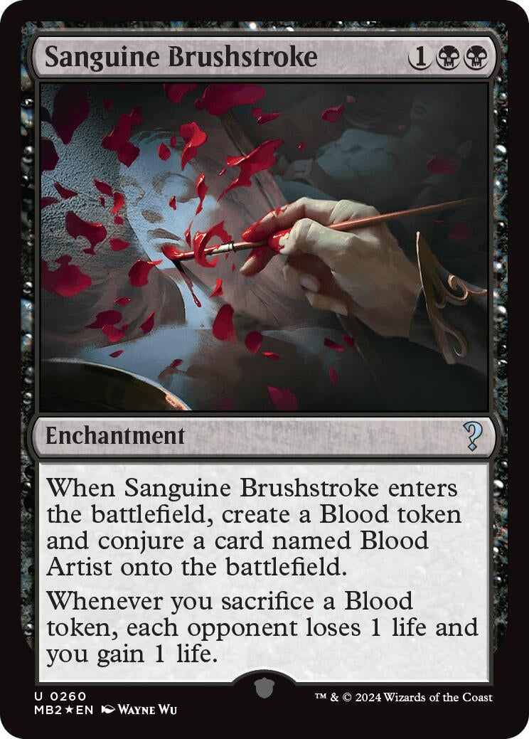 Sanguine Brushstroke (260) [MB2]