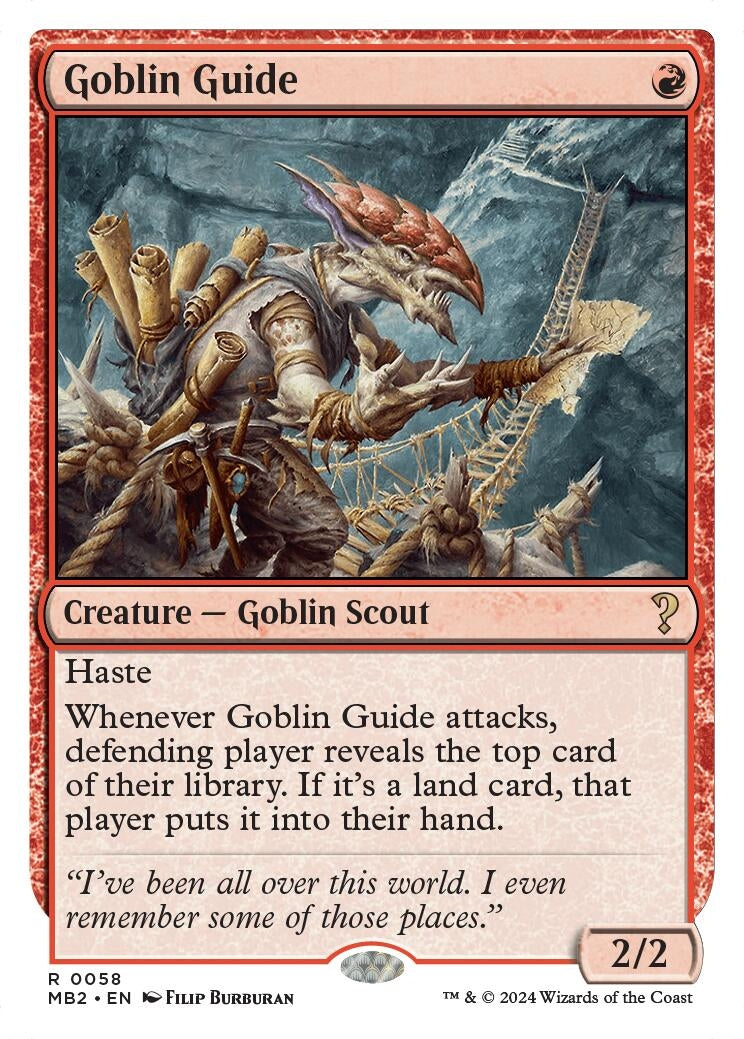 Goblin Guide White Border (58) [MB2]