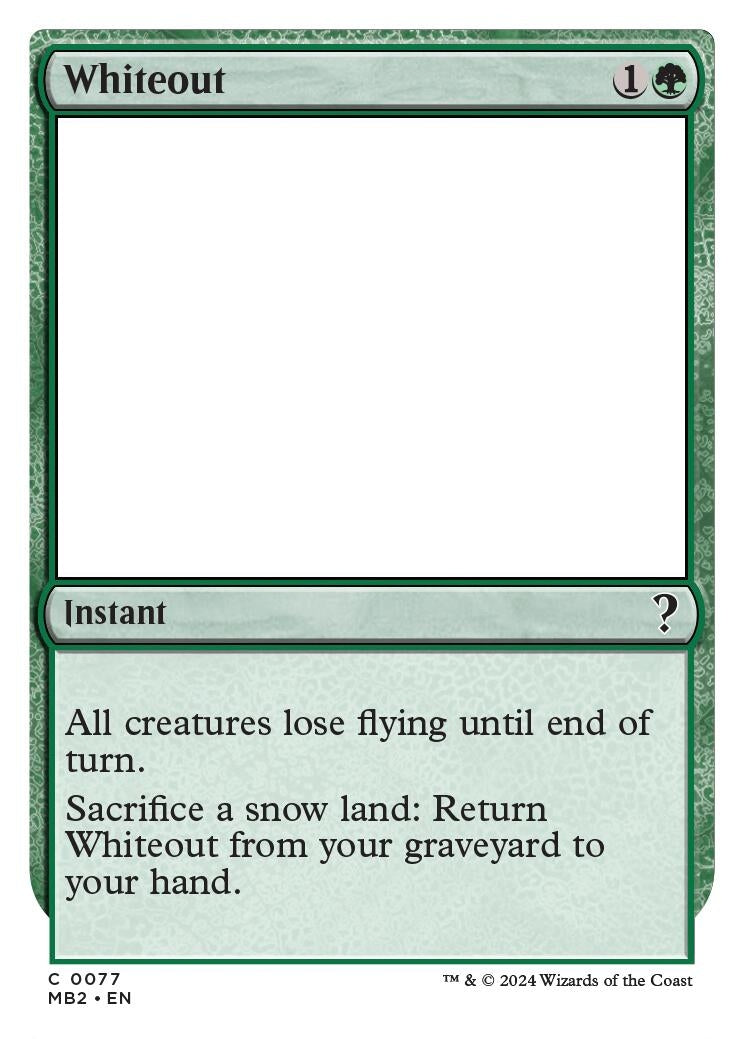Whiteout White Border (77) [MB2]