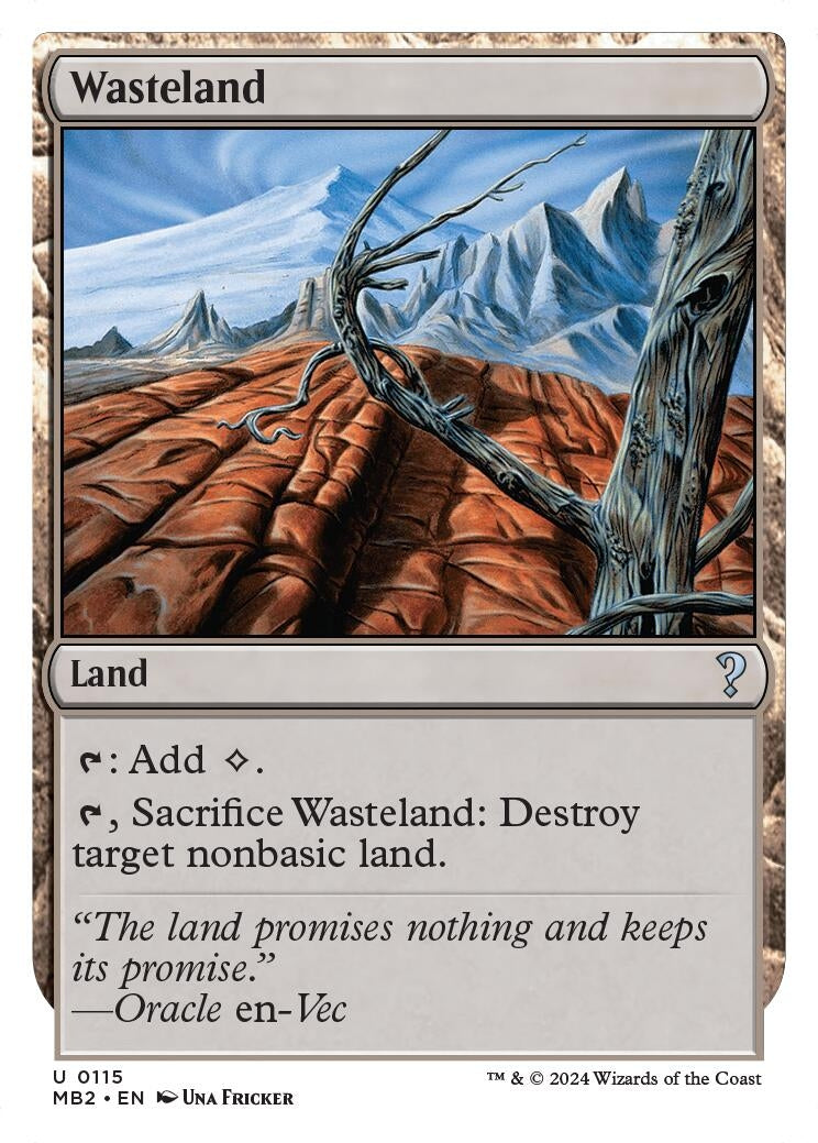 Wasteland White Border (115) [MB2]