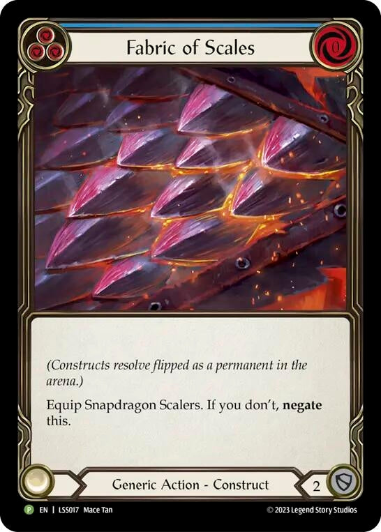 Image for Fabric of Scales - LSS017 [Flesh and Blood: Promo Cards]