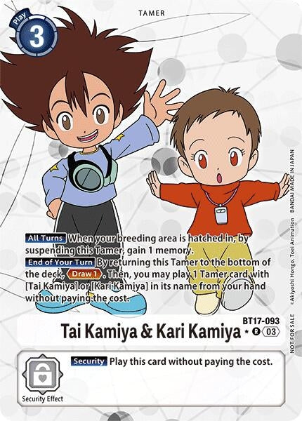 Image for Tai Kamiya & Kari Kamiya (Box Promotion Pack: Secret Crisis) [Secret Crisis]