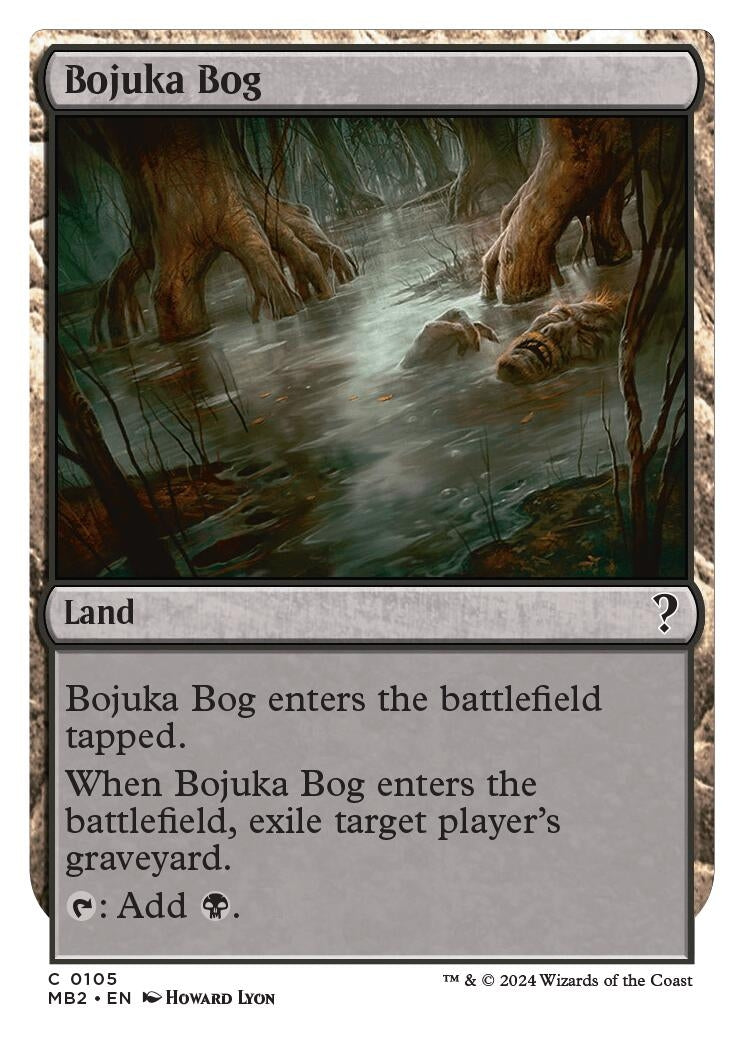 Bojuka Bog White Border (105) [MB2]