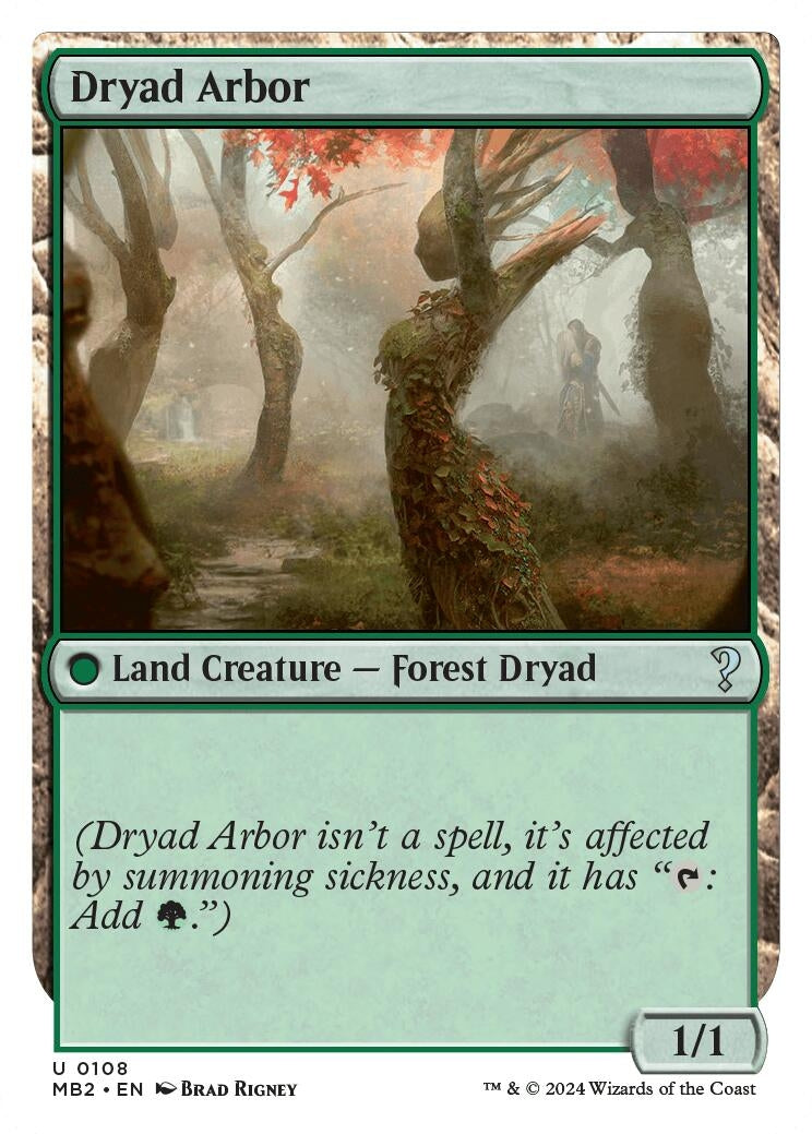 Dryad Arbor White Border (108) [MB2]