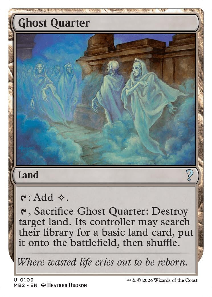 Ghost Quarter White Border (109) [MB2]
