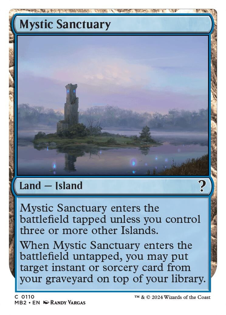 Mystic Sanctuary White Border (110) [MB2]