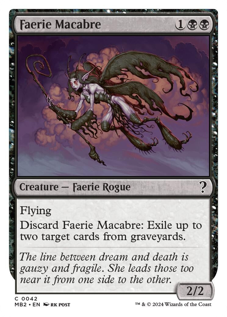 Faerie Macabre White Border (42) [MB2]