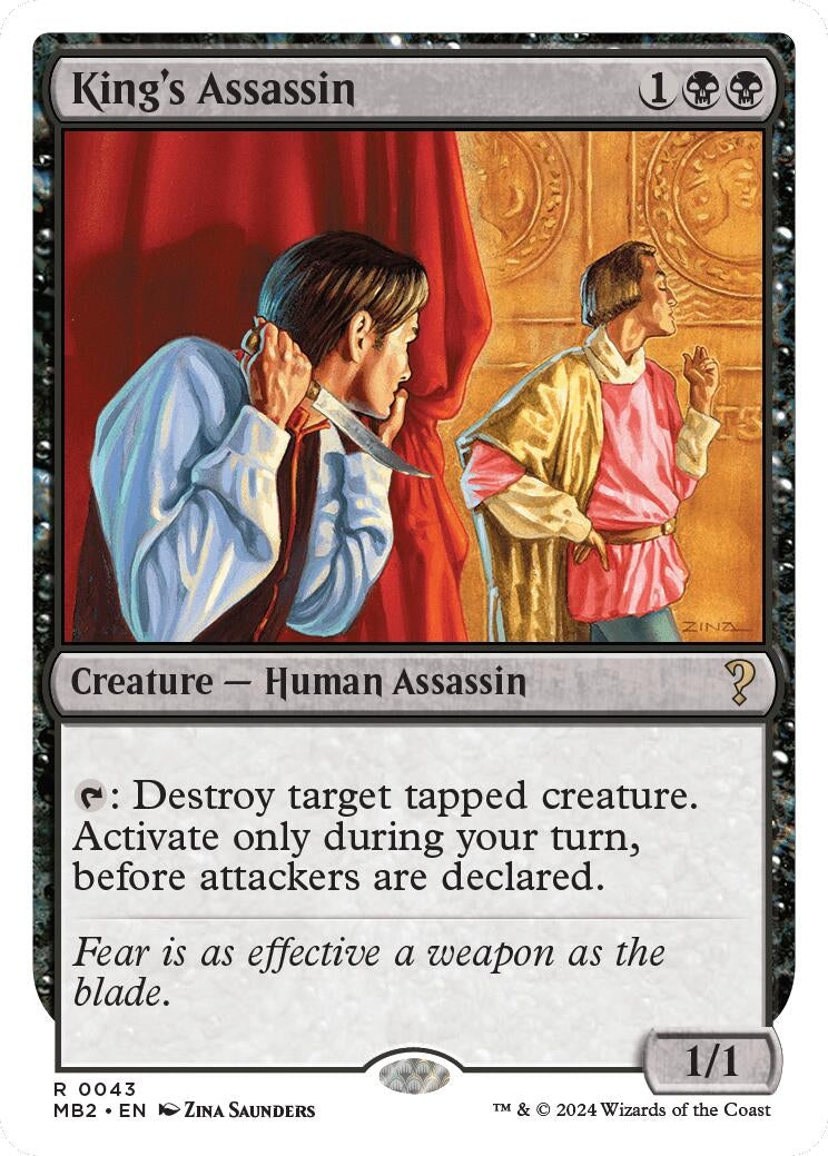 Kings Assassin White Border (43) [MB2]