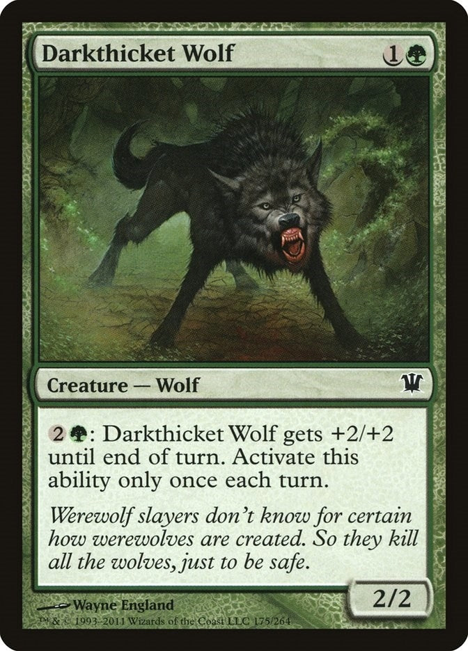 Darkthicket Wolf (175) [ISD]