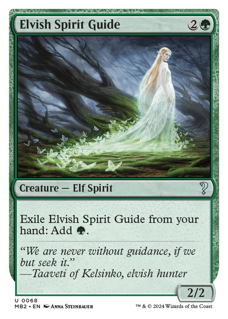 Elvish Spirit Guide White Border (68) [MB2]