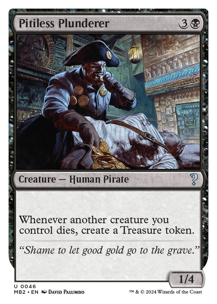 Pitiless Plunderer White Border (46) [MB2]