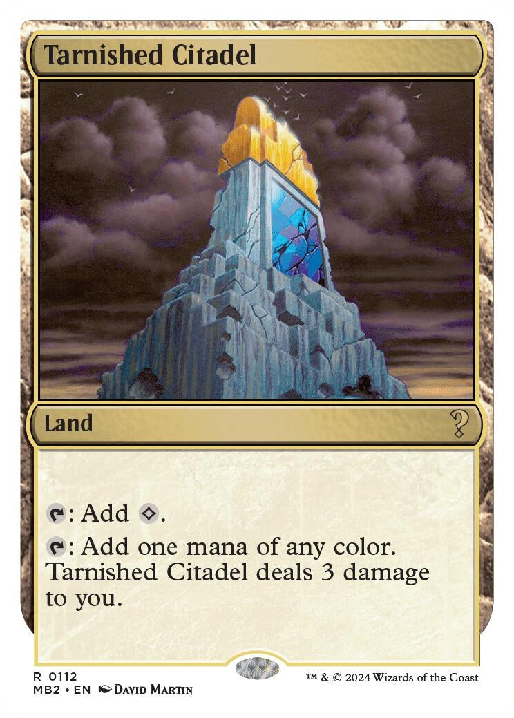 Tarnished Citadel White Border (112) [MB2]