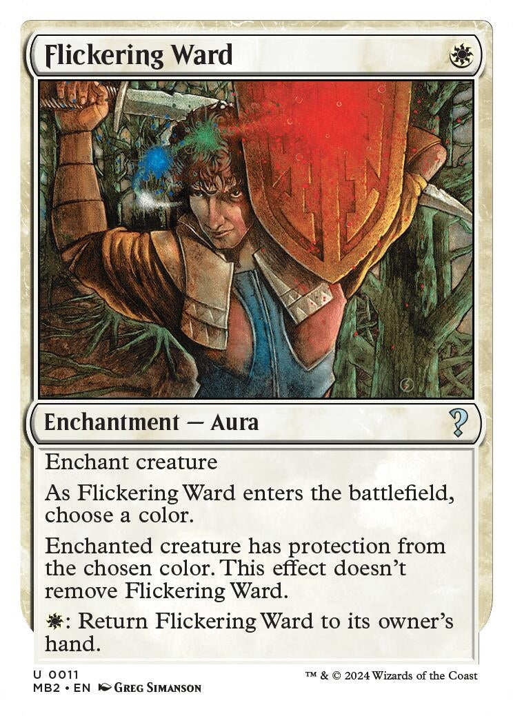 Flickering Ward White Border (11) [MB2]