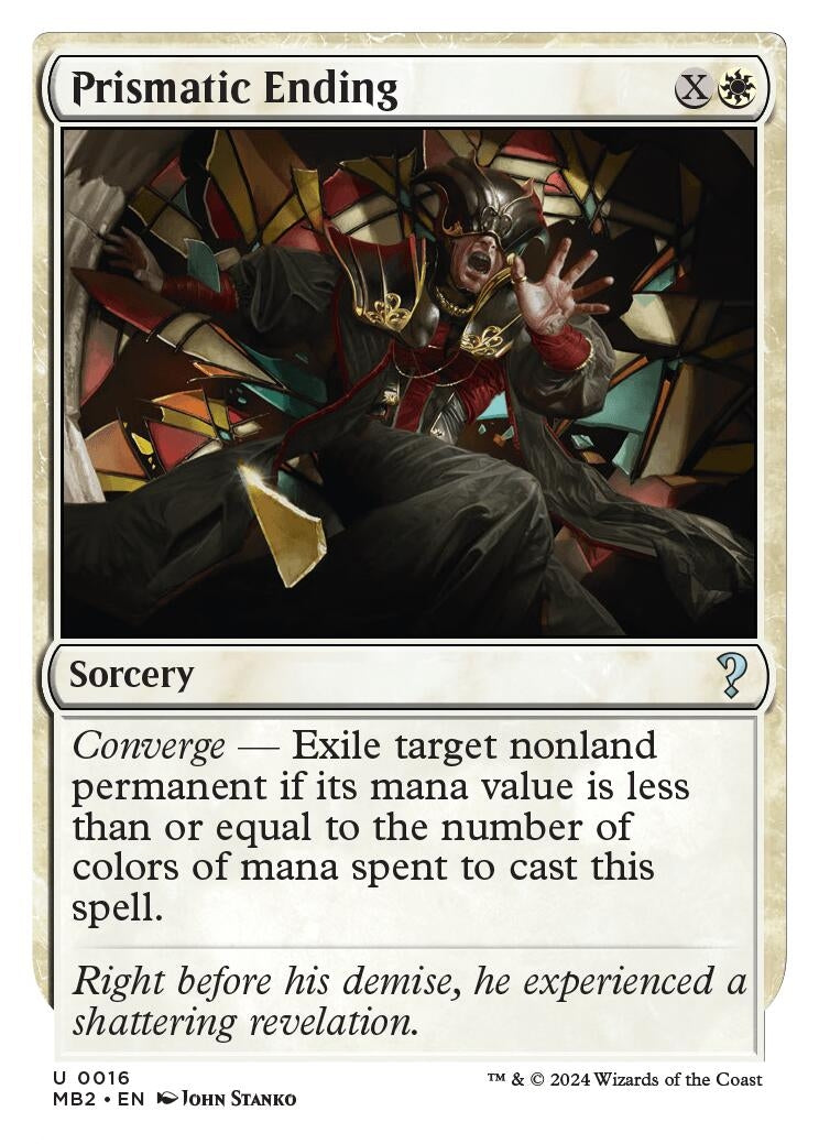 Prismatic Ending White Border (16) [MB2]