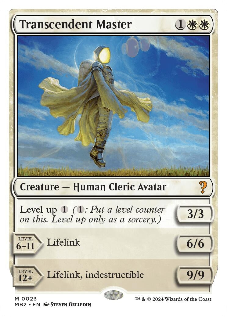 Transcendent Master White Border (23) [MB2]