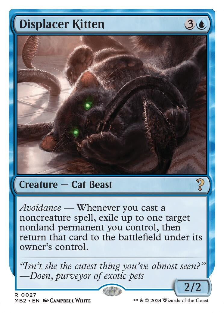 Displacer Kitten White Border (27) [MB2]