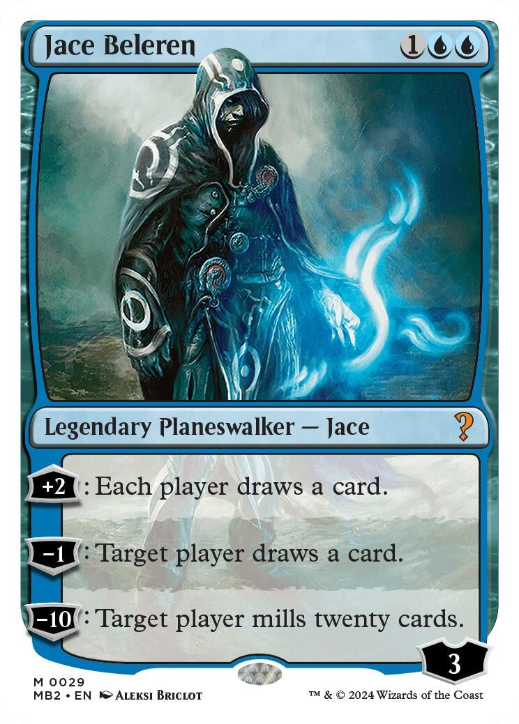 Jace Beleren White Border (29) [MB2]