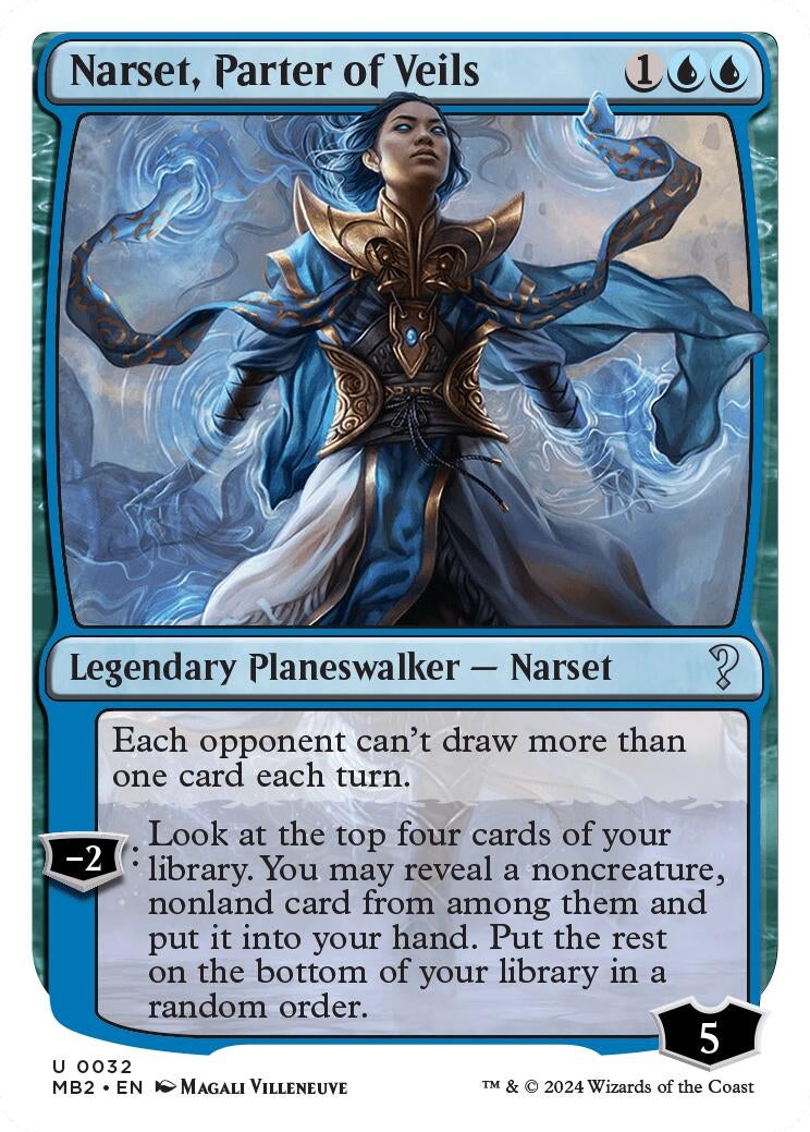Narset Parter of Veils White Border (32) [MB2]