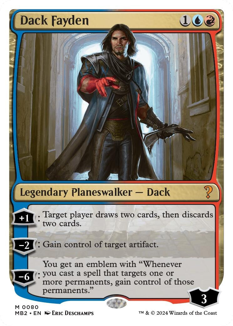 Dack Fayden White Border (80) [MB2]