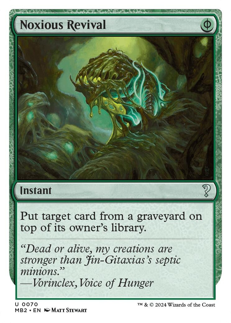 Noxious Revival White Border (70) [MB2]