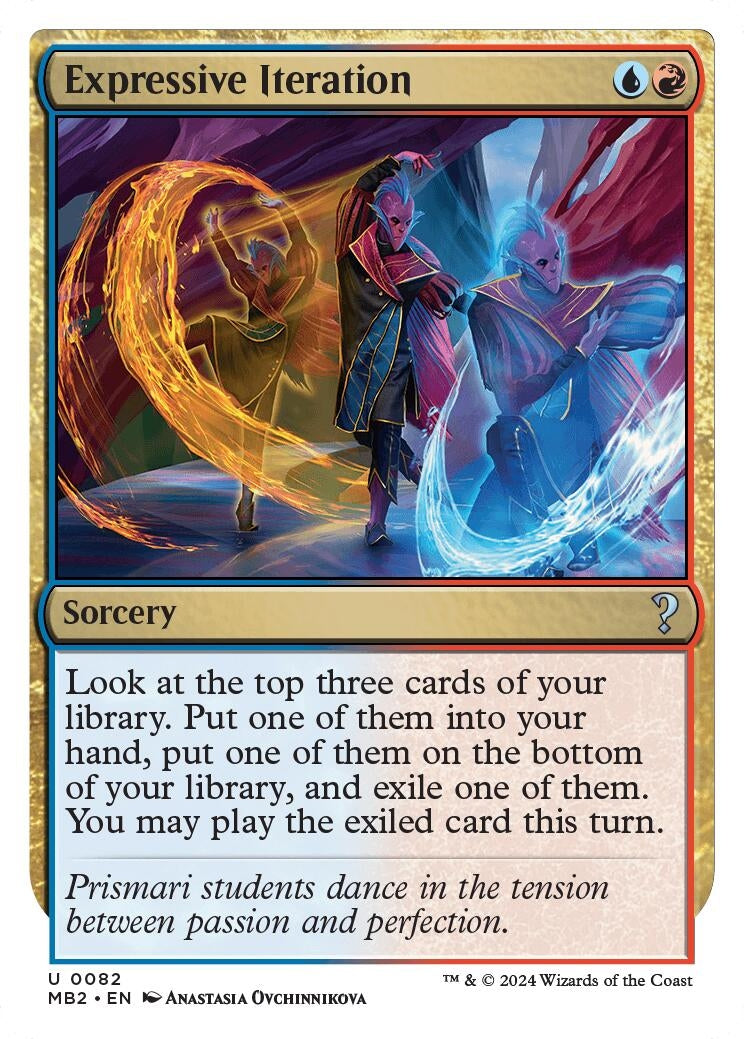 Expressive Iteration White Border (82) [MB2]