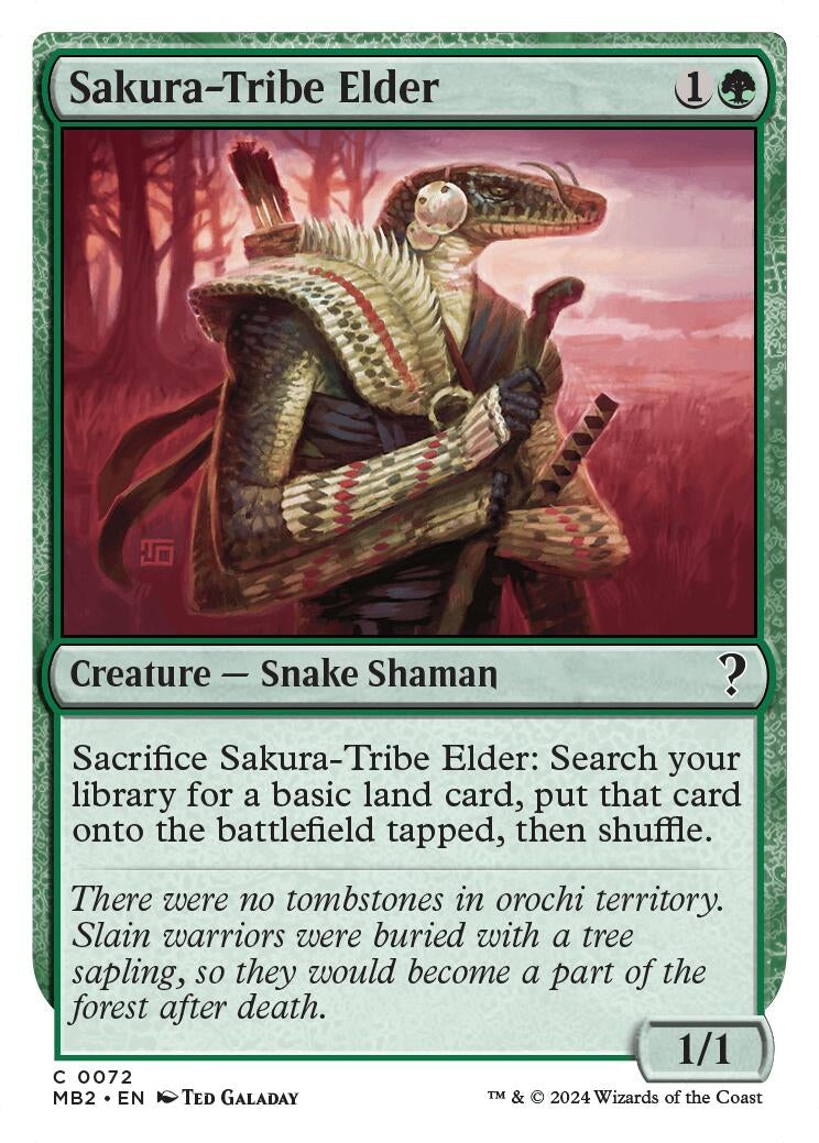 Sakura Tribe Elder White Border (72) [MB2]