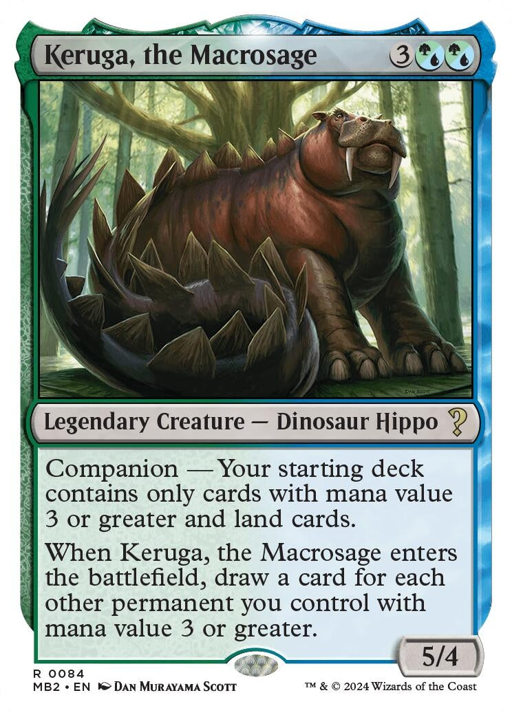 Keruga the Macrosage White Border (84) [MB2]