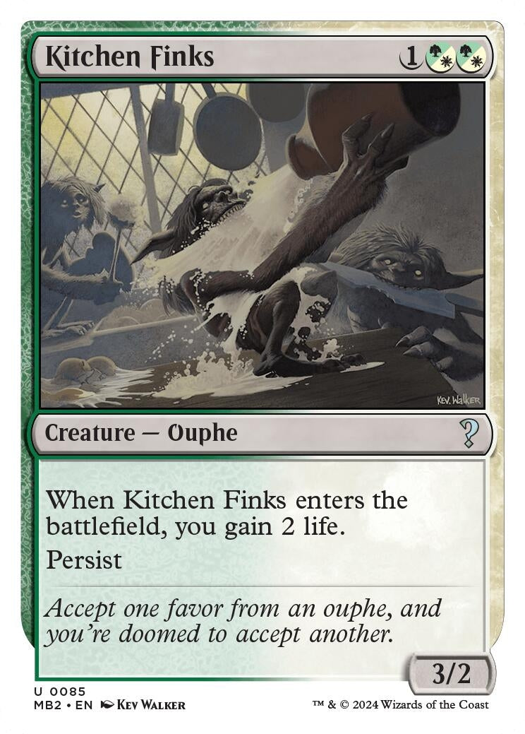 Kitchen Finks White Border (85) [MB2]