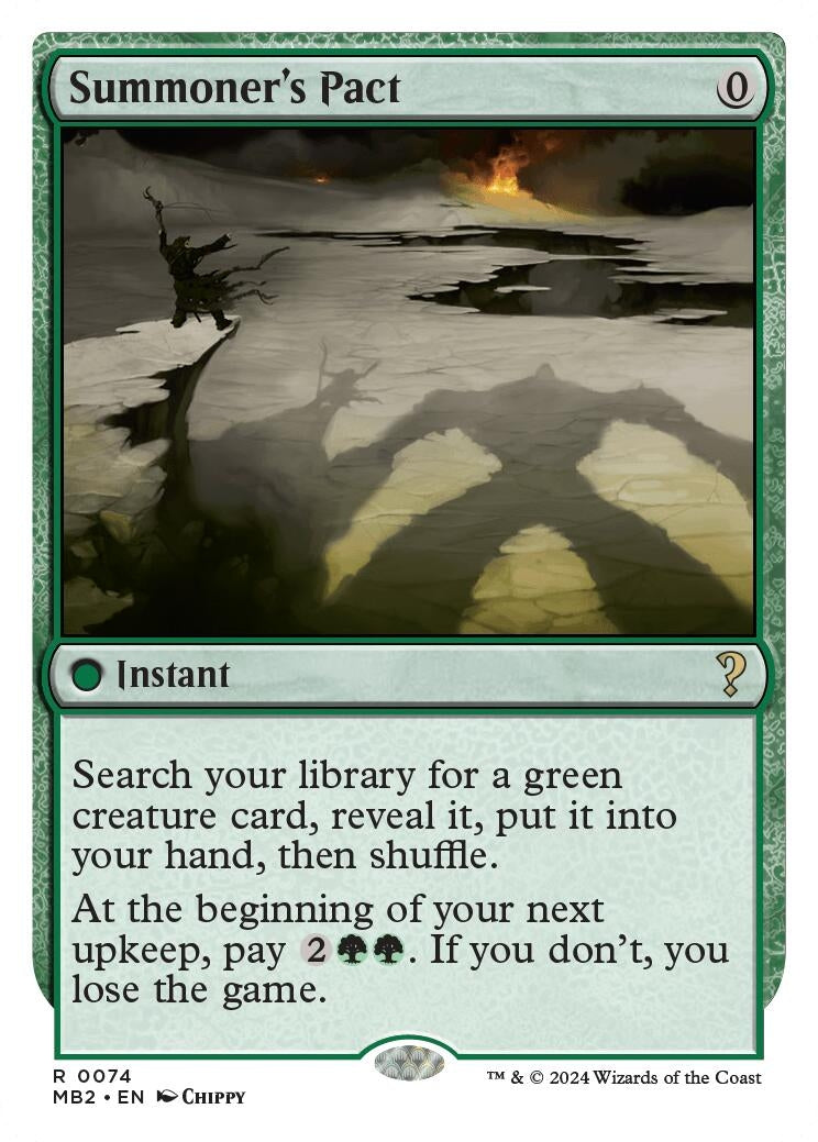 Summoners Pact White Border (74) [MB2]