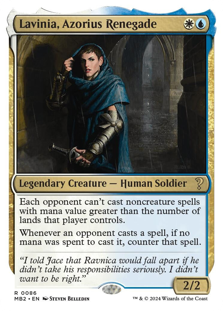 Lavinia Azorius Renegade White Border (86) [MB2]