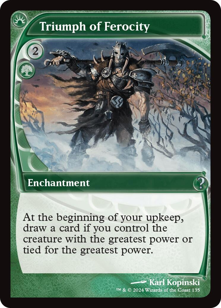 Triumph of Ferocity Future Sight (135) [MB2]