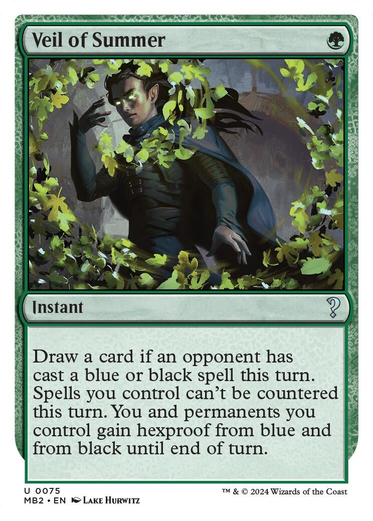 Veil of Summer White Border (75) [MB2]
