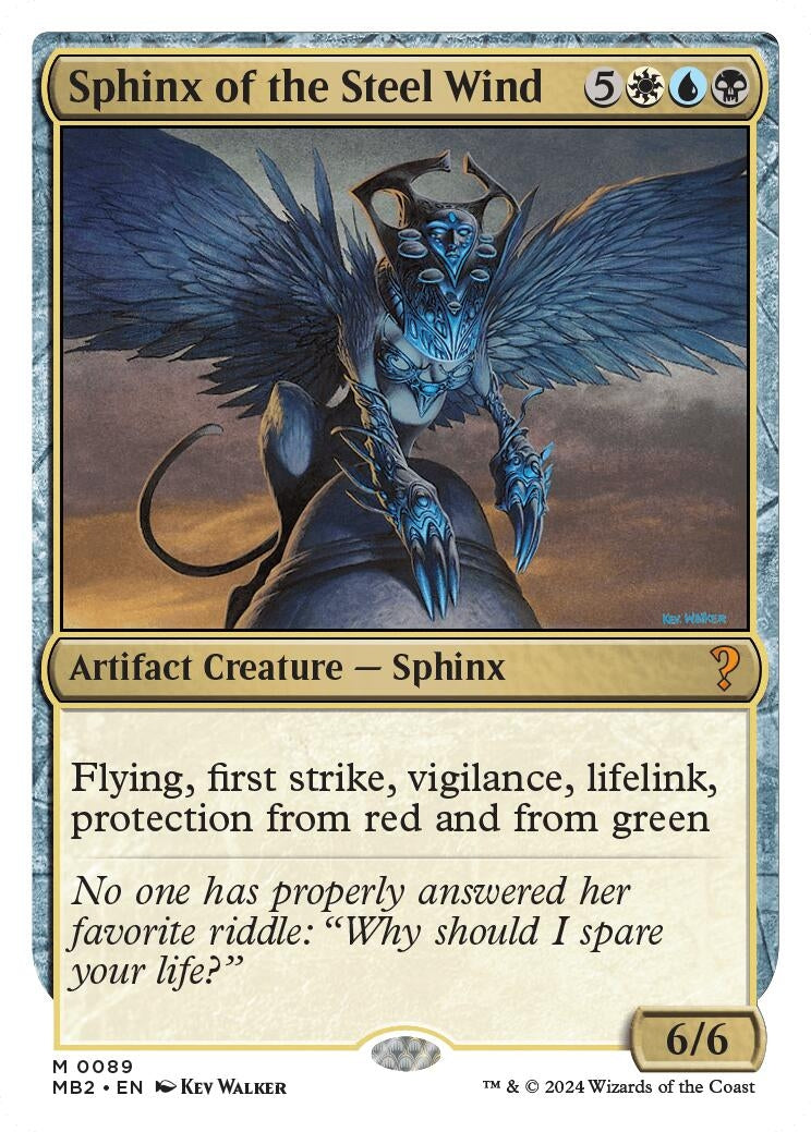 Sphinx of the Steel Wind White Border (89) [MB2]