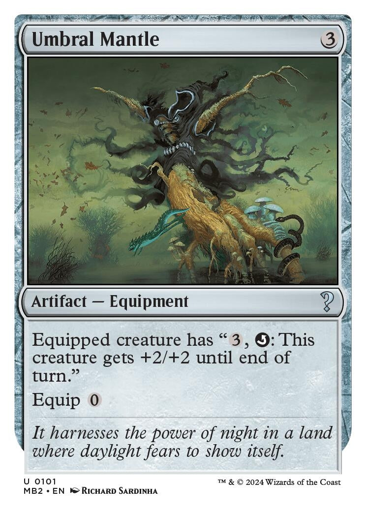 Umbral Mantle White Border (101) [MB2]