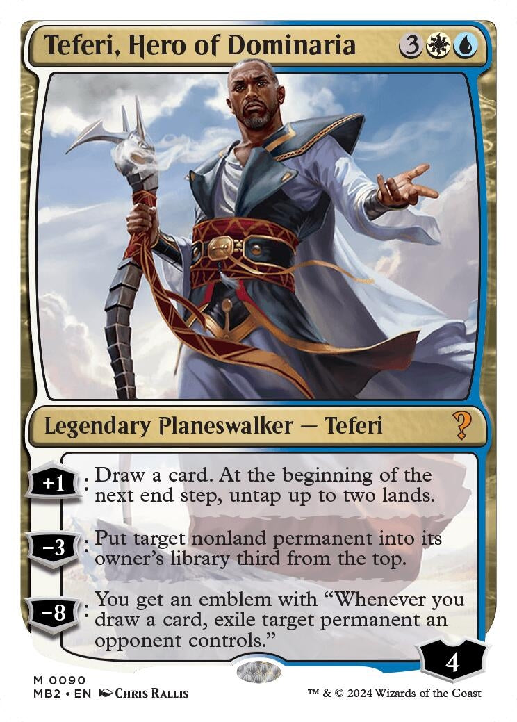 Teferi Hero of Dominaria White Border (90) [MB2]