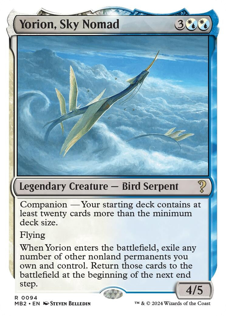 Yorion Sky Nomad White Border (94) [MB2]