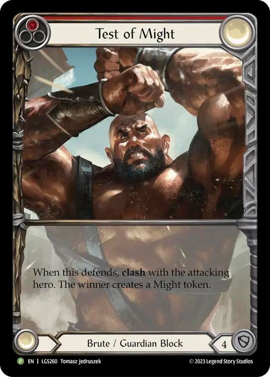Image for Test of Might - LGS260 [Flesh and Blood: Promo Cards]