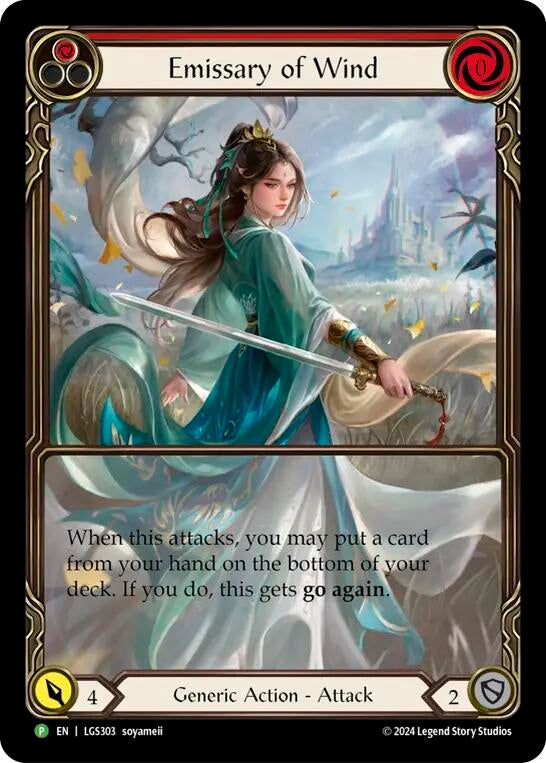 Image for Emissary of Wind - LGS303 [Flesh and Blood: Promo Cards]