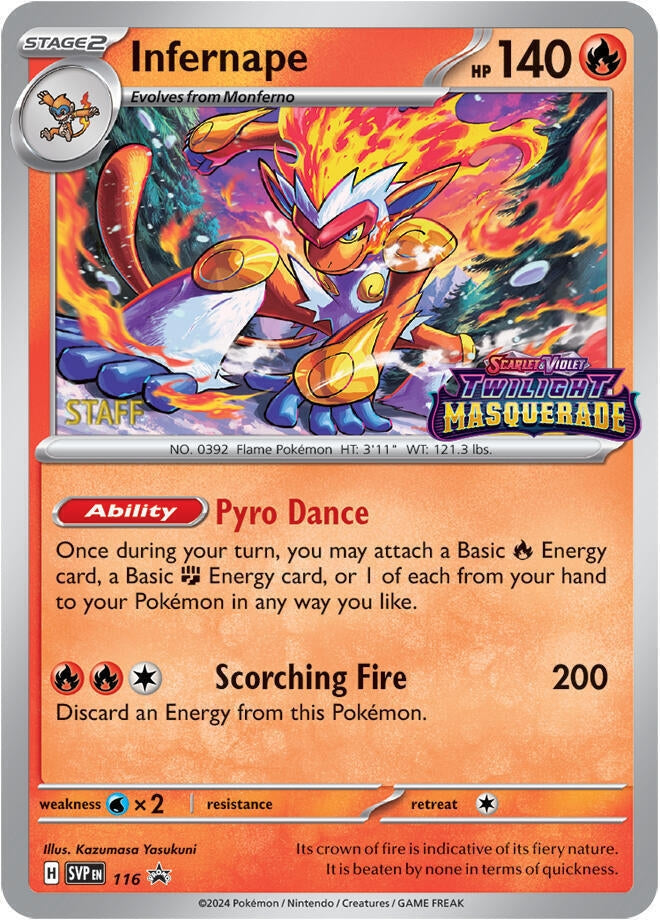 Infernape 116 Staff (116) [SVP]