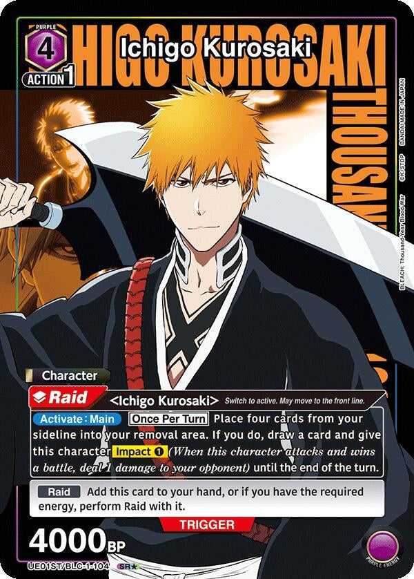 Ichigo Kurosaki 104 SR (UE01ST/BLC-1-104) [UE01ST]